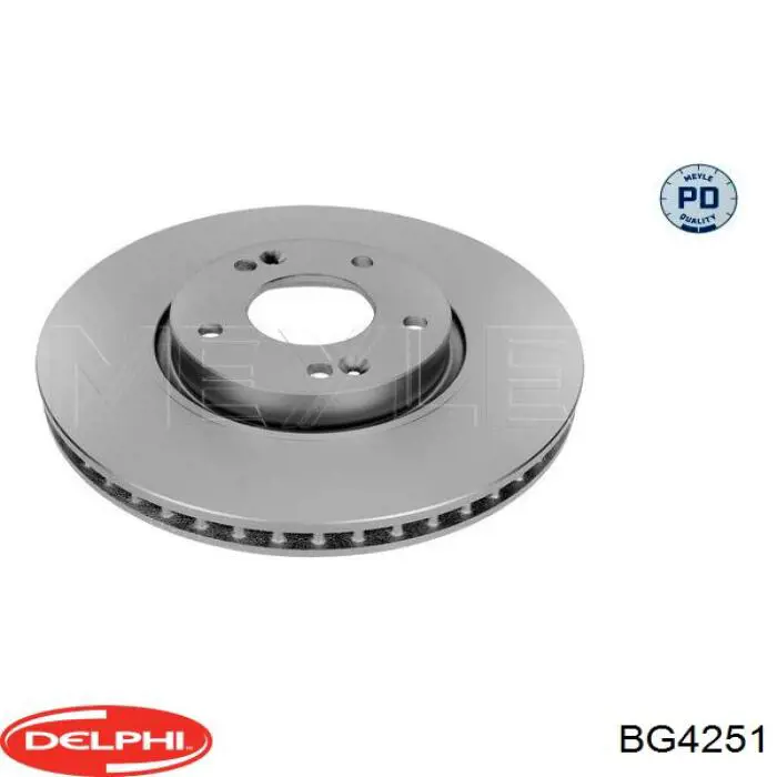 BG4251 Delphi Диск тормозной передний (Колесный диск 16", Dia.mm.: 300)