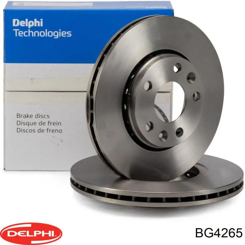 Диск переднього гальма Delphi BG4265 ціна, від 39.27 USD