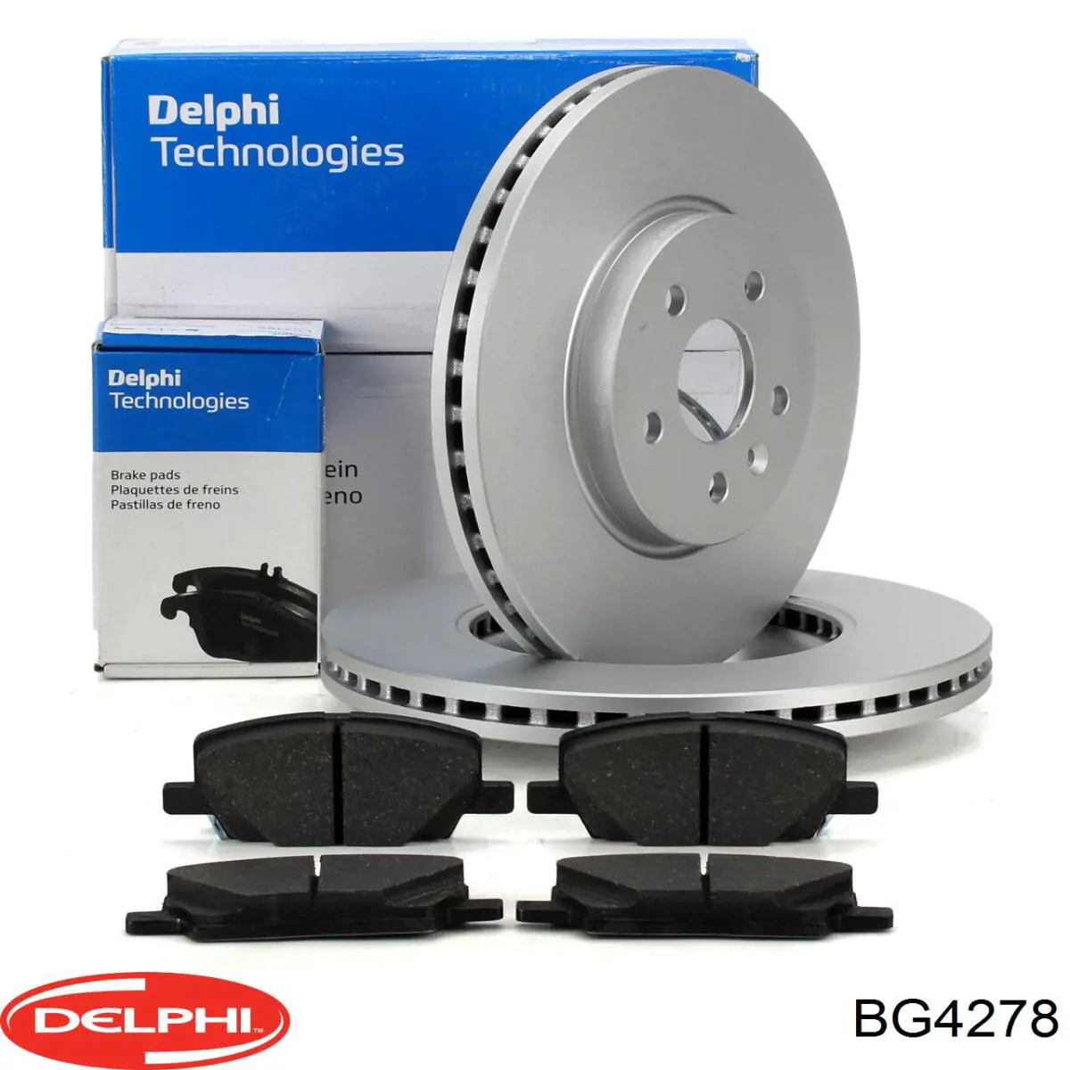 BG4278 Delphi диск гальмівний передній
