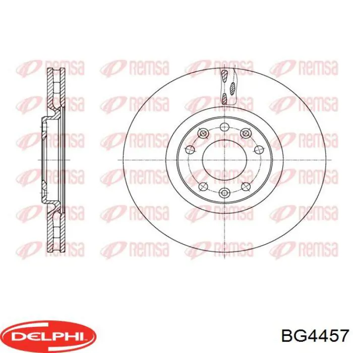 Гальмівні диски передні 4249F8 Peugeot/Citroen