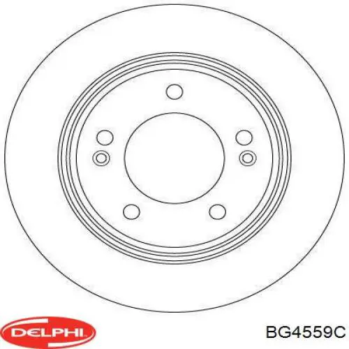 Купити BG4559C Delphi Диск заднього гальма