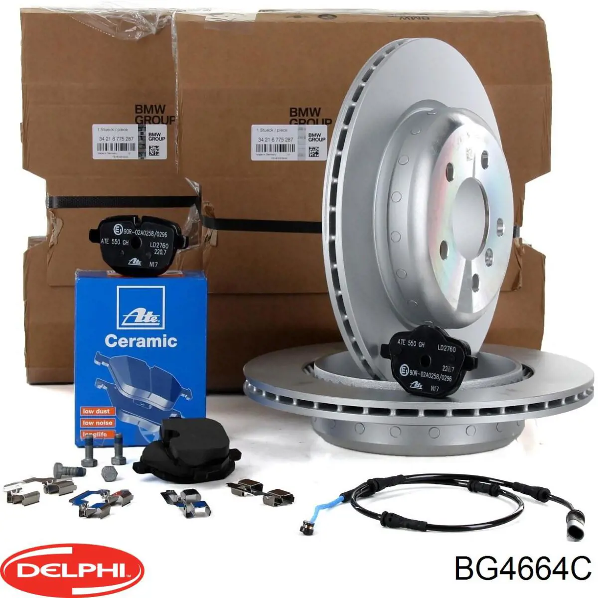 Задні дискові гальма Delphi BG4664C ціна, від 79.86 USD