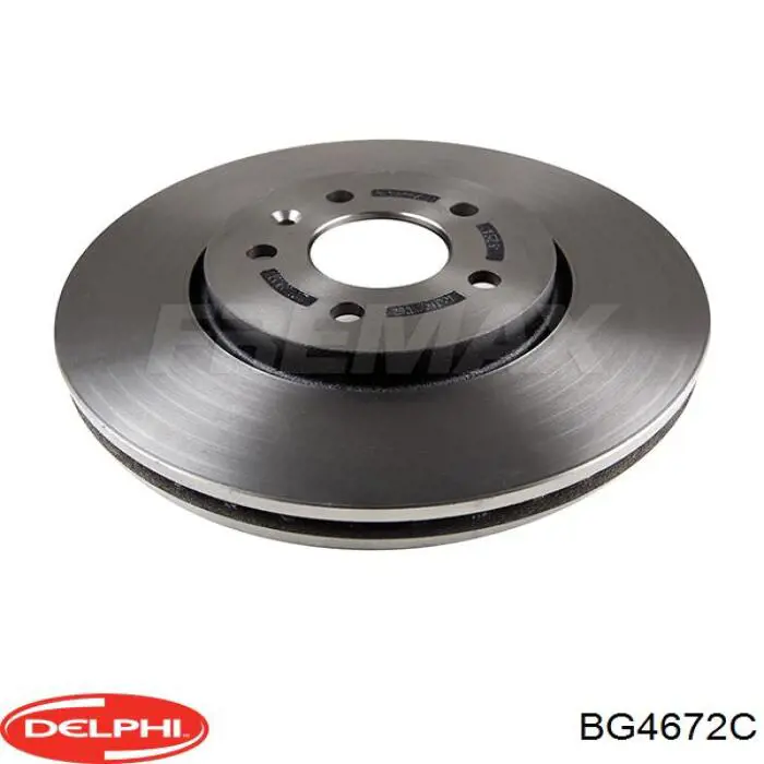 Диск переднього гальма Delphi BG4672C ціна, від 66.14 USD