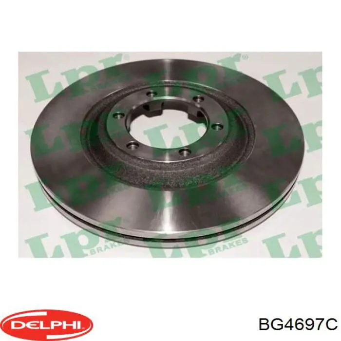 Диск переднього гальма Delphi BG4697C ціна, від 66.17 USD