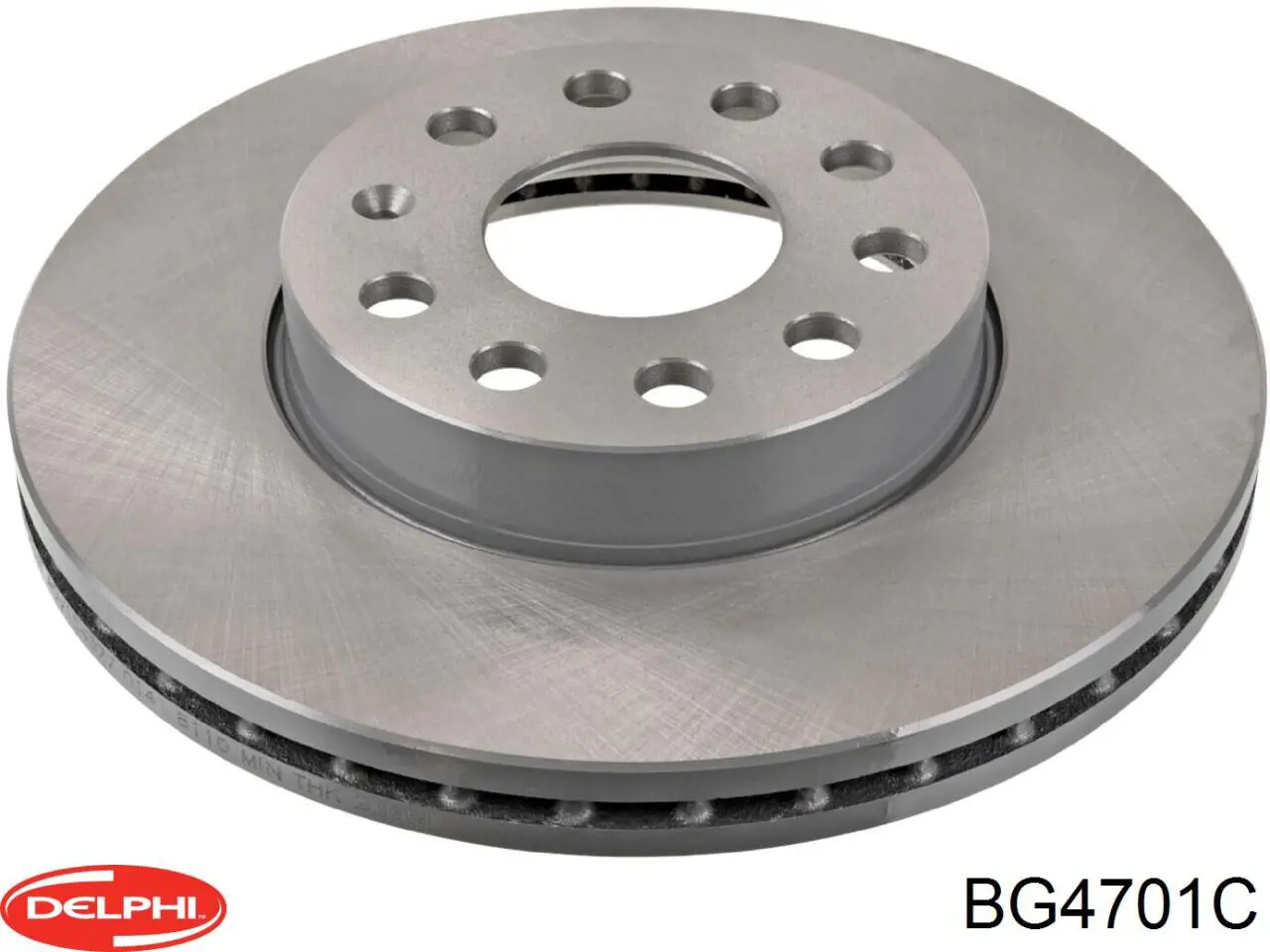Диск переднього гальма Delphi BG4701C ціна, від 40.97 USD