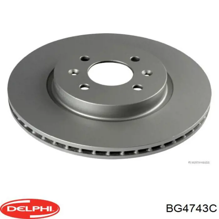 Диск гальмівний передній Delphi BG4743C