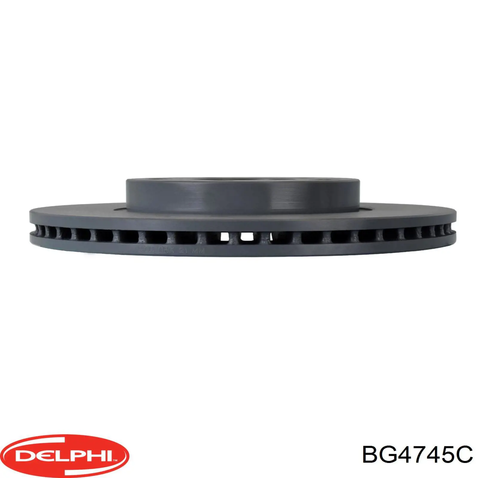 Диск гальмівний передній Delphi BG4745C