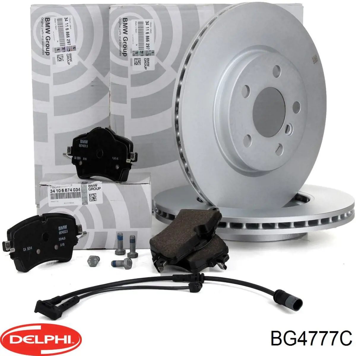 Диск гальмівний передній Delphi BG4777C