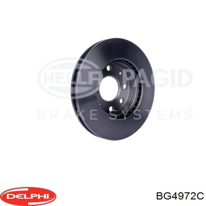 Диск гальмівний передній Delphi BG4972C