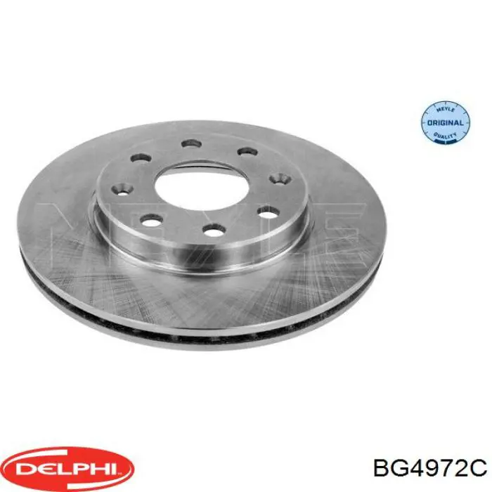 Диск переднього гальма Delphi BG4972C ціна, від 27.45 USD