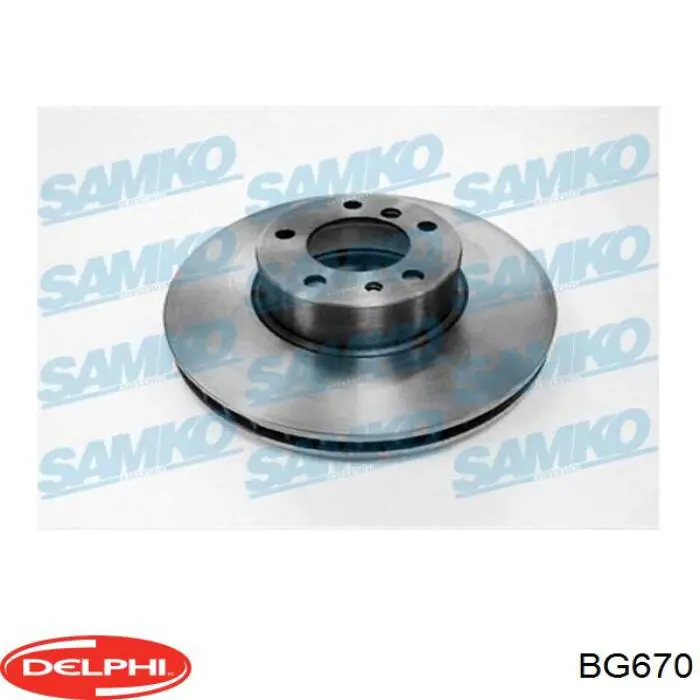 Купити BG670 Delphi Ротор гальмівний