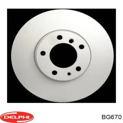Гальмівні диски передні BG670 Delphi