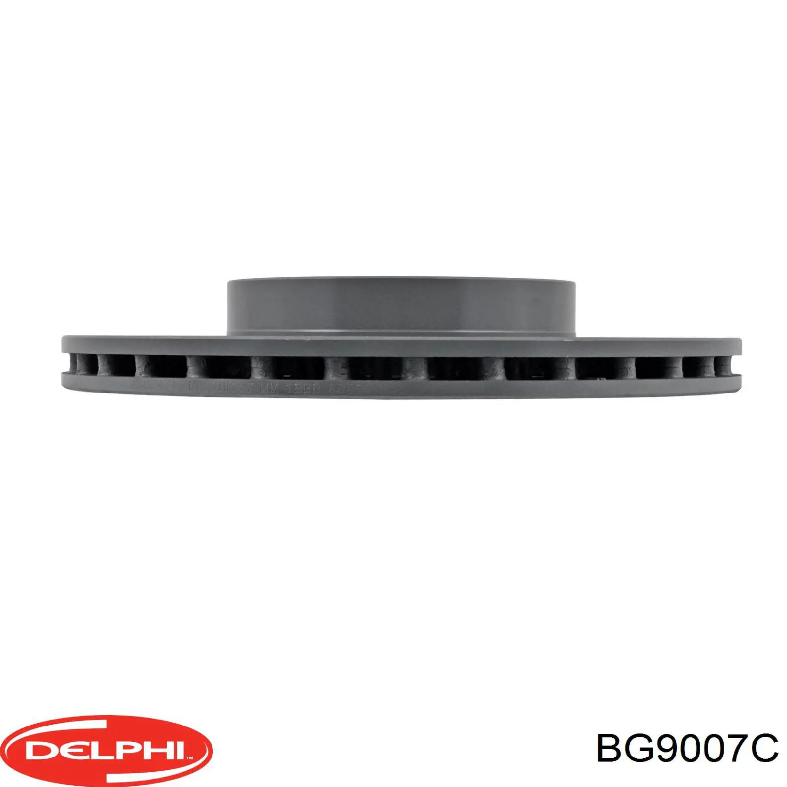 Диск гальмівний передній Delphi BG9007C