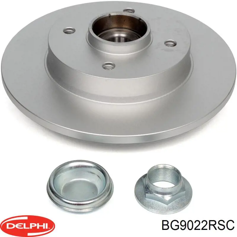 Купити BG9022RSC Delphi Диск заднього гальма