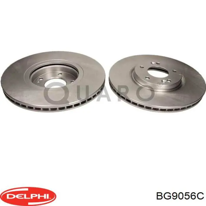 Диск переднього гальма Delphi BG9056C ціна, від 61.72 USD