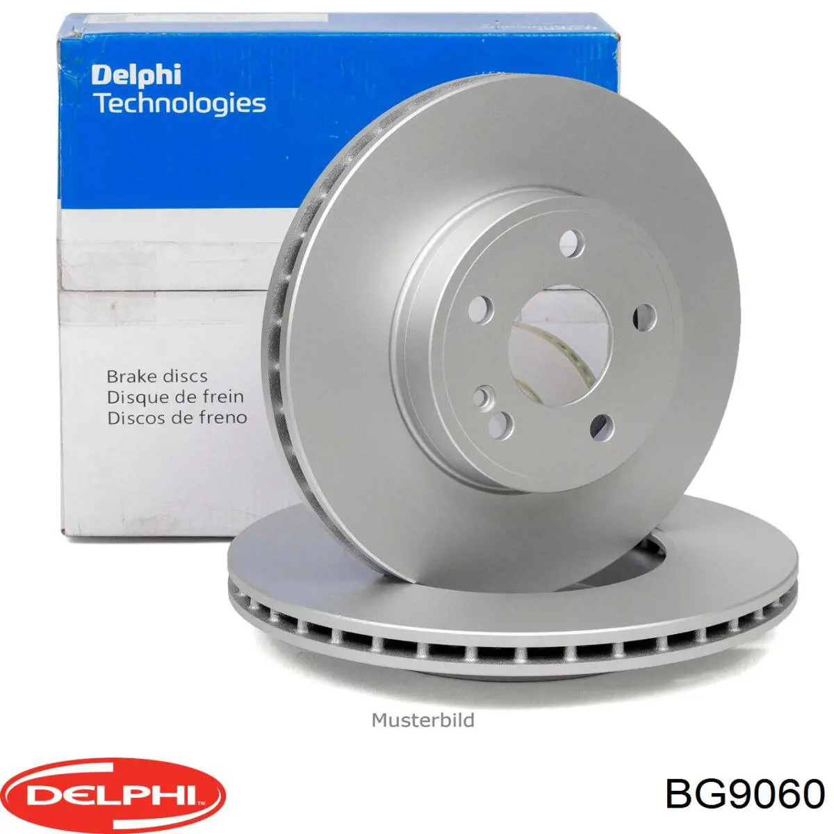 Диск переднього гальма Delphi BG9060 ціна, від 118.45 USD