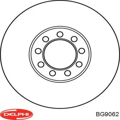 BG9062 Delphi диск гальмівний передній