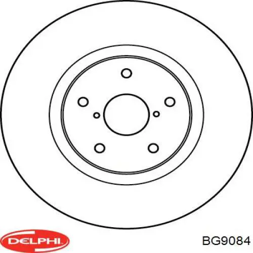 Диск переднього гальма Delphi BG9084 ціна, від 68.15 USD