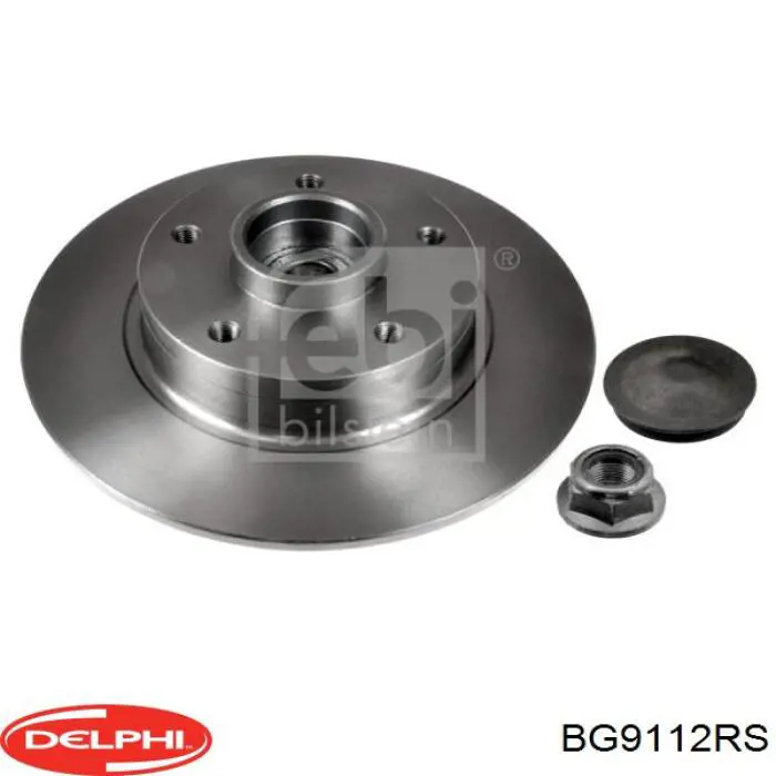 Купити BG9112RS Delphi Диск заднього гальма