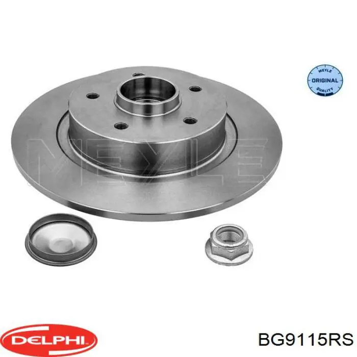 Задні дискові гальма Delphi BG9115RS ціна, від 66.49 USD