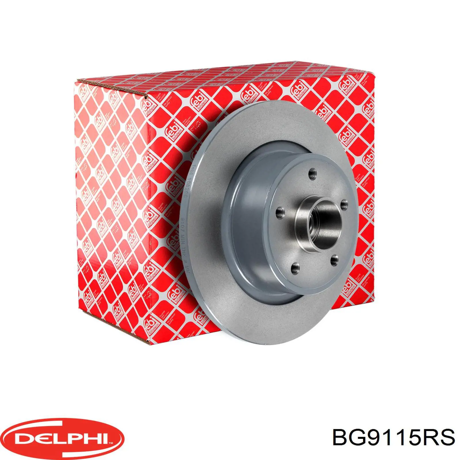 Купити BG9115RS Delphi Диск заднього гальма