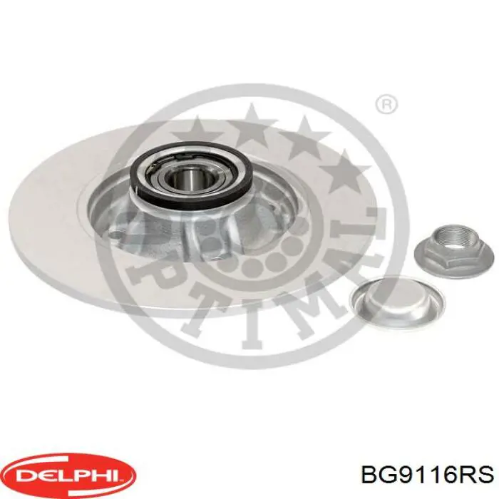 Диск гальмівний задній Delphi BG9116RS