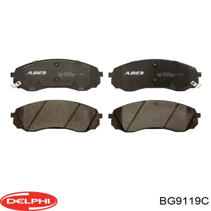 Диск переднього гальма Delphi BG9119C ціна, від 155.71 USD