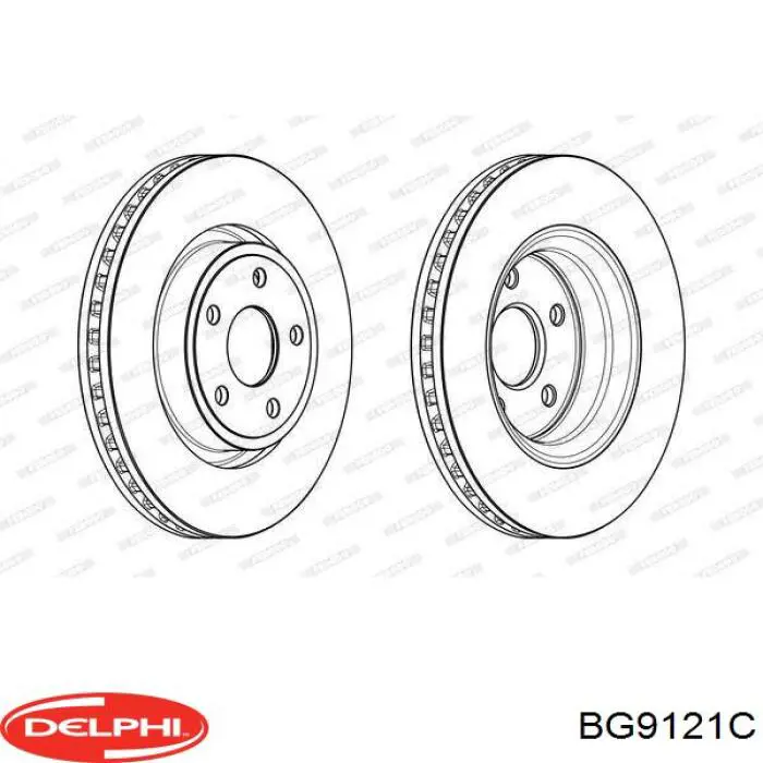 Купити BG9121C Delphi Ротор гальмівний