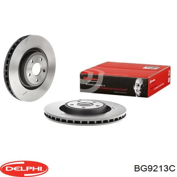 Диск переднього гальма Delphi BG9213C ціна, від 112.54 USD