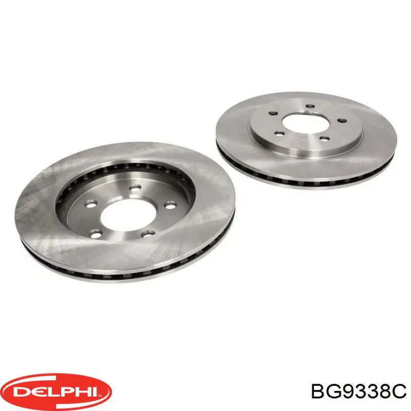Диск переднього гальма Delphi BG9338C ціна, від 84.83 USD