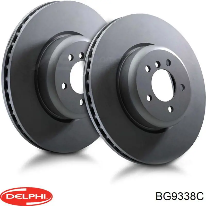 Гальмівні диски передні BG9338C Delphi
