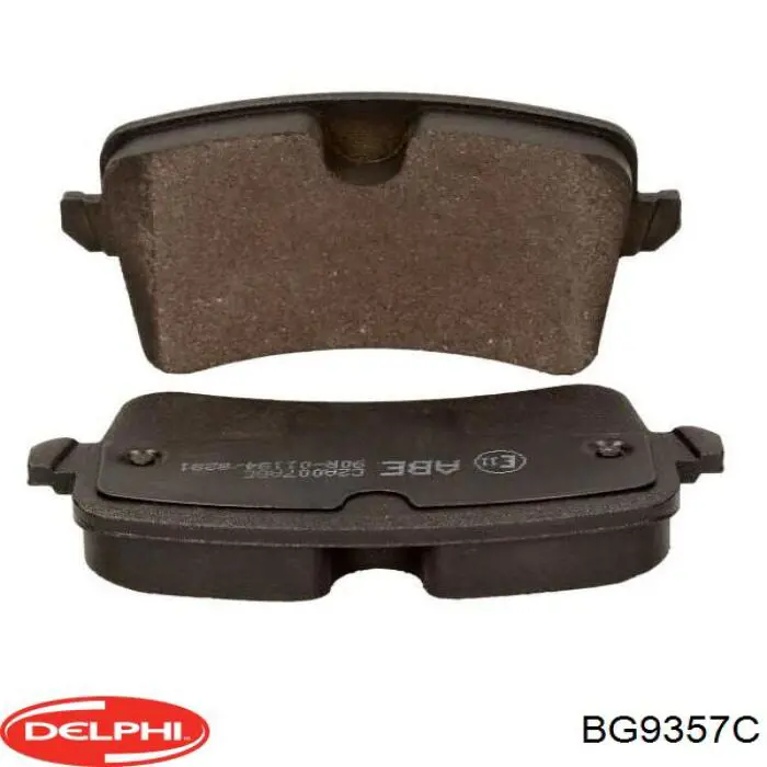 Задні дискові гальма Delphi BG9357C ціна, від 90.60 USD