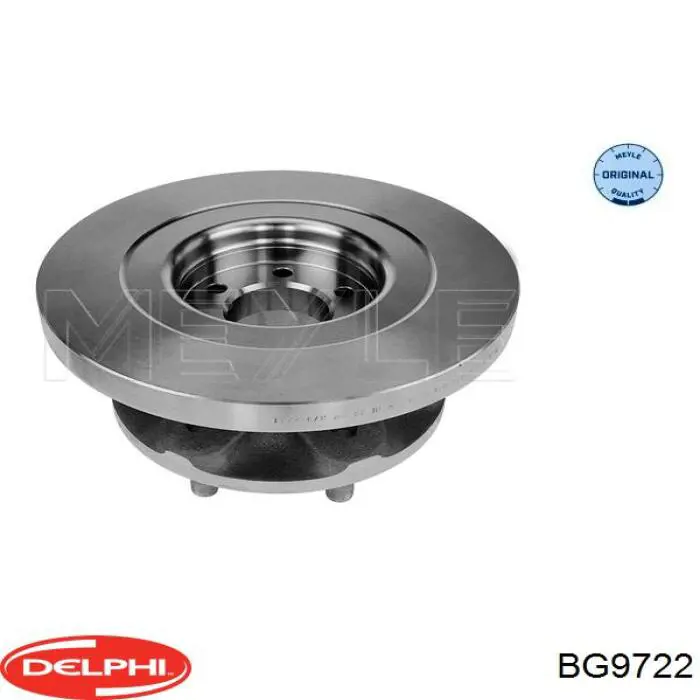 Гальмівні диски передні BG9722 Delphi