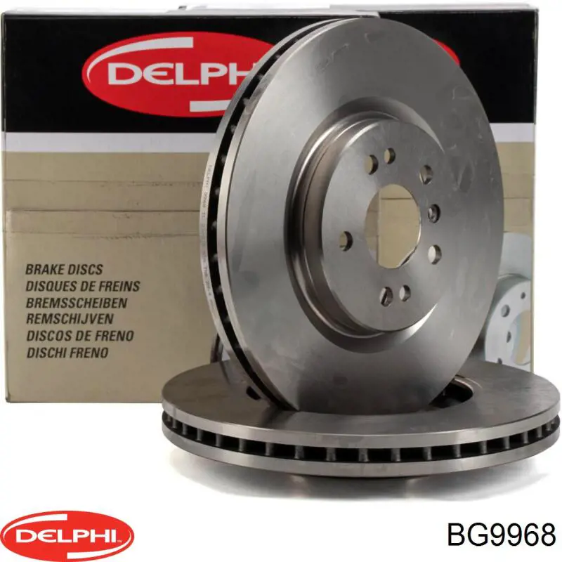 Диск переднього гальма Delphi BG9968 ціна, від 65.12 USD