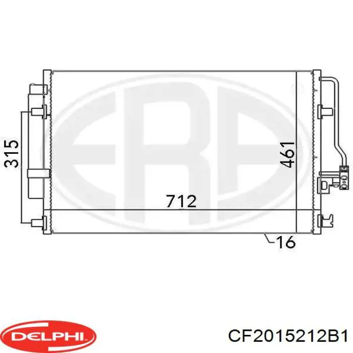 CF2015212B1 Delphi Конденсатор