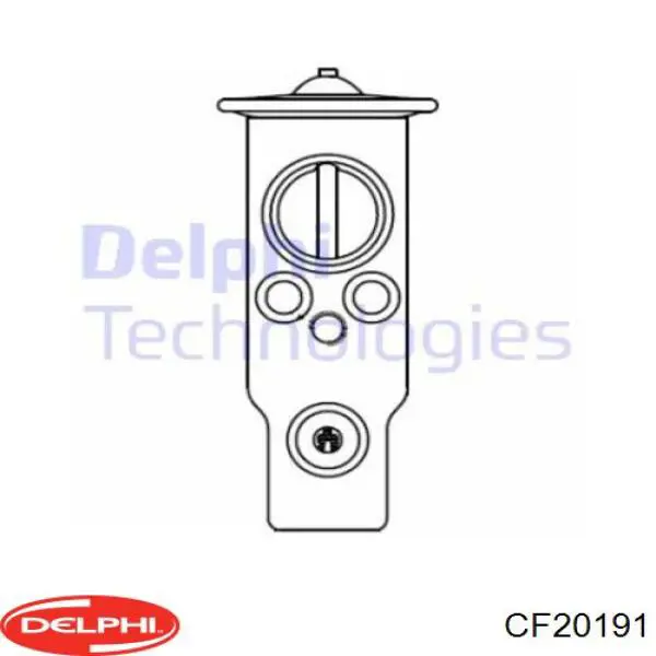 Радіатор кондиціонера CF20191 Delphi