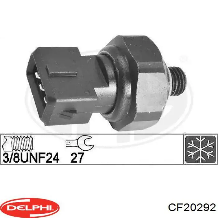Купити CF20292 Delphi Радіатор системи охолодження кондиціонера