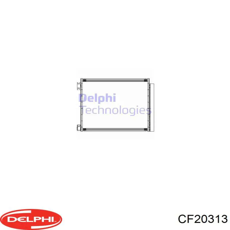 CF20313 Delphi радіатор кондиціонера