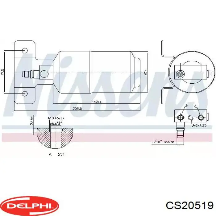 Компресор системи кондиціювання Delphi CS20519 ціна, від 320.23 USD