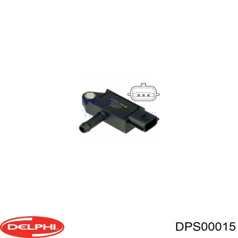 Купити DPS00015 Delphi Датчик тиску вихлопних газів
