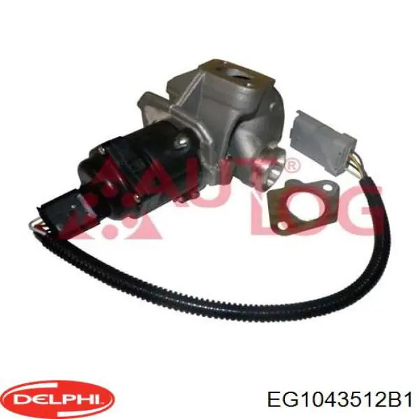 Клапан EGR рециркуляції газів Delphi EG1043512B1
