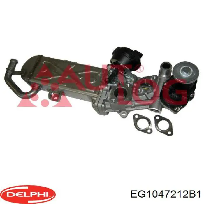 Радіатор системи EGR рециркуляції вихлопних газів Delphi EG1047212B1 ціна, від 172.79 USD