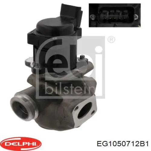 Клапан EGR Delphi EG1050712B1 ціна, від 77.43 USD
