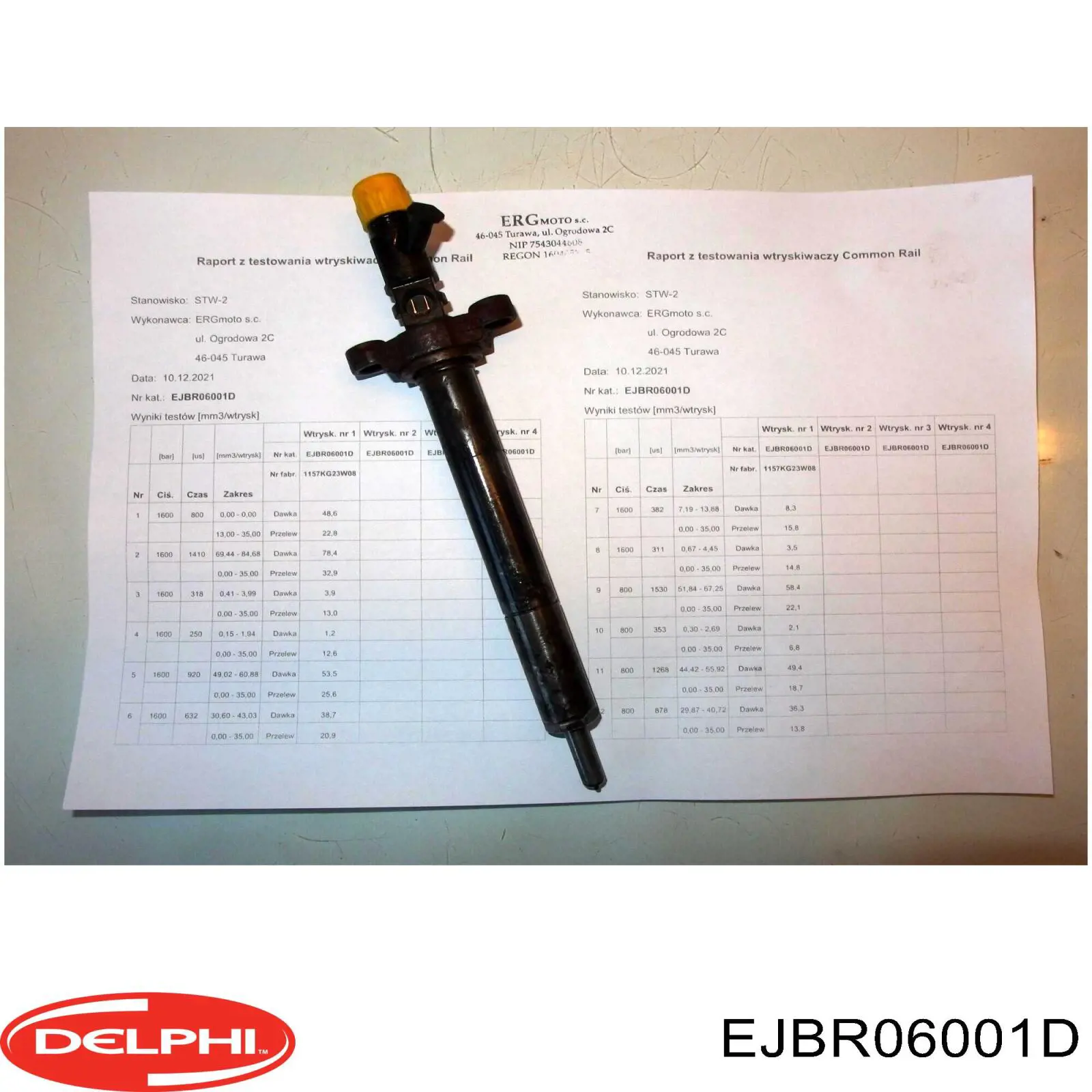 Купити EJBR06001D Delphi Форсунка дизельна в зборі, розпилювач + тримач