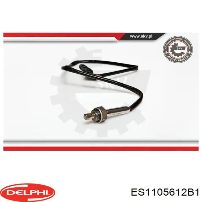Лямбдазонд, датчик кисню до каталізатора Delphi ES1105612B1 ціна, від 16.87 USD
