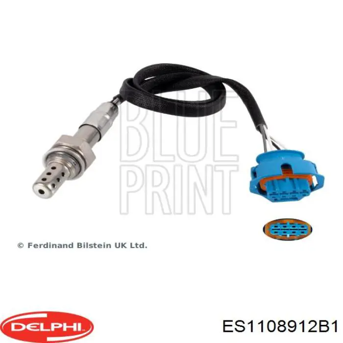 Лямбдазонд, датчик кисню до каталізатора Delphi ES1108912B1 ціна, від 56.90 USD