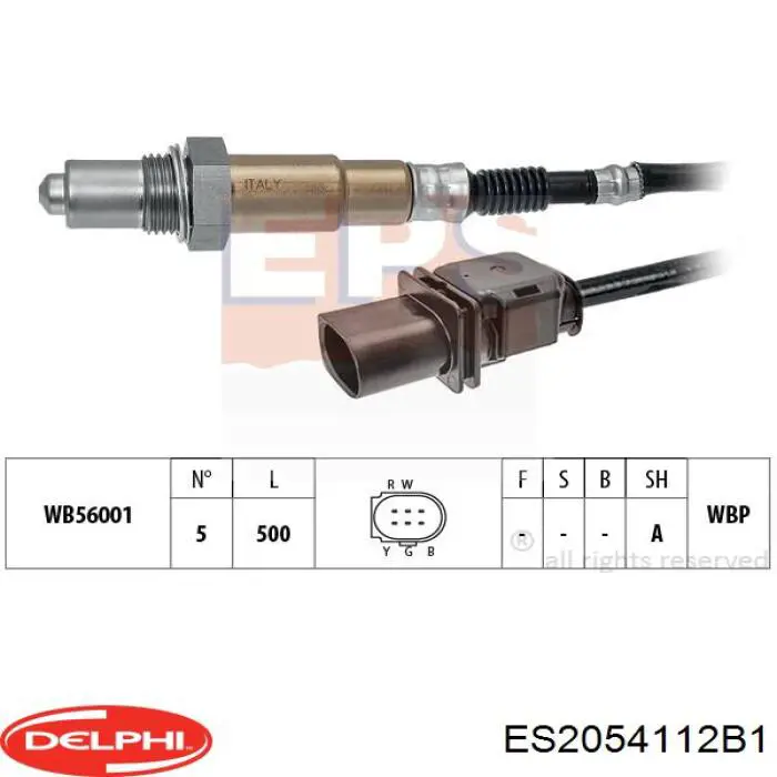 Лямбдазонд, датчик кисню до каталізатора ES2054112B1 Delphi