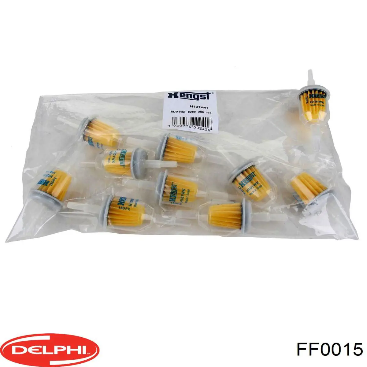 Фільтр тонкого очищення палива Delphi FF0015 ціна, від 1.76 USD