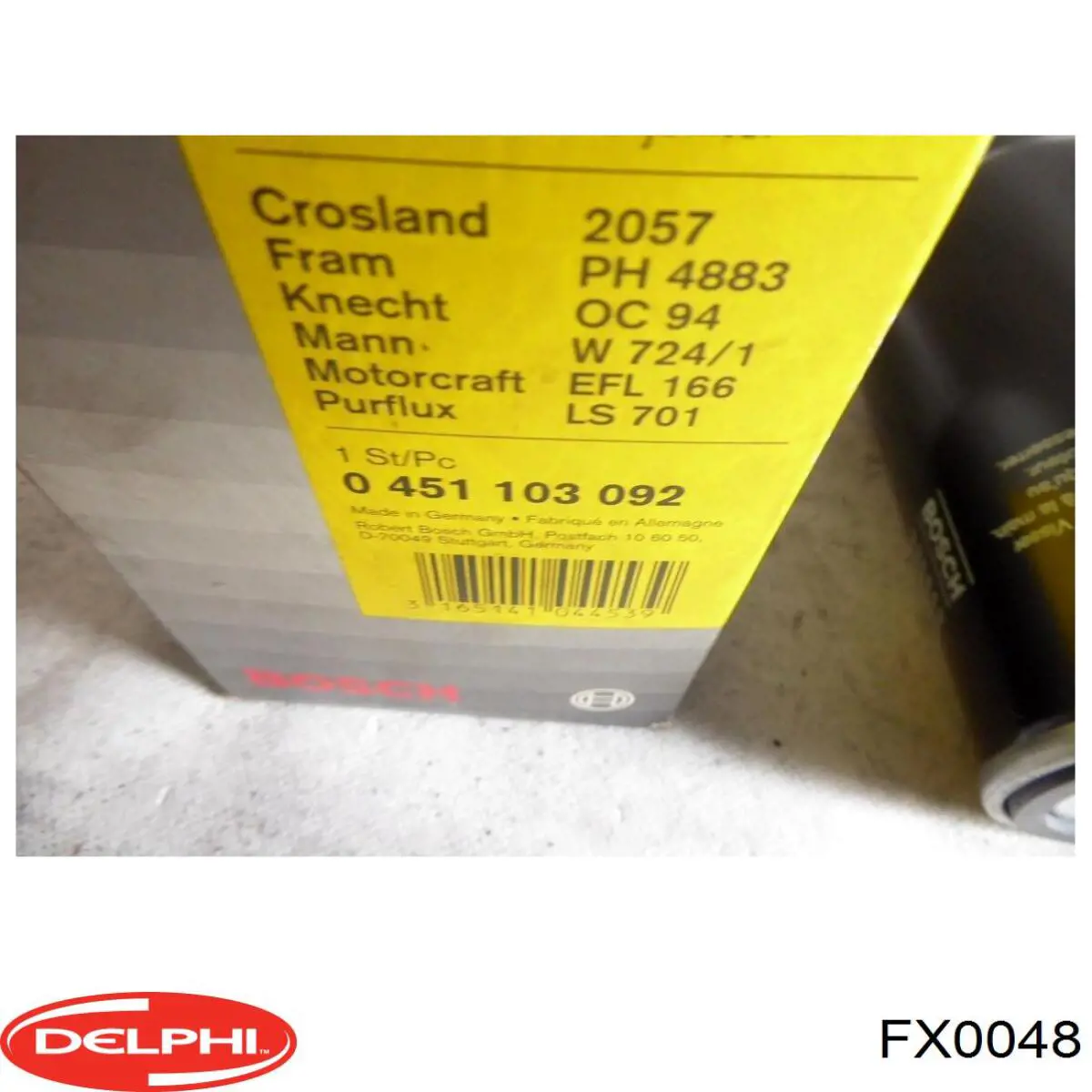 FX0048 Delphi фільтр масляний
