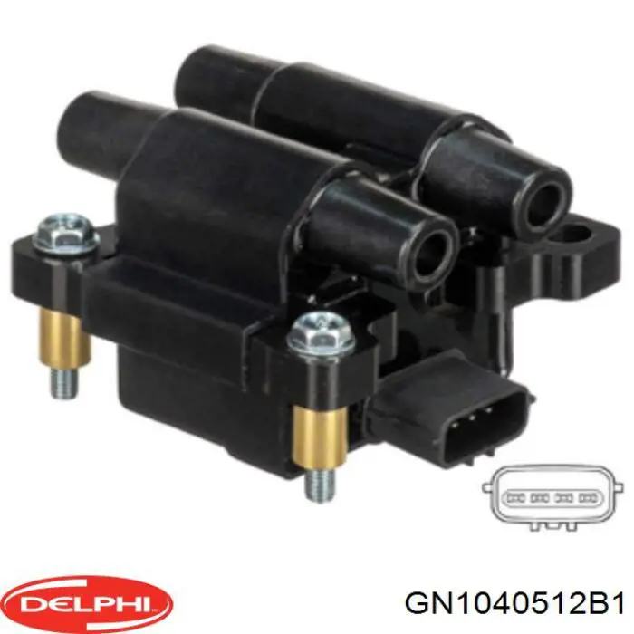 Котушка запалювання Delphi GN1040512B1 ціна, від 56.61 USD